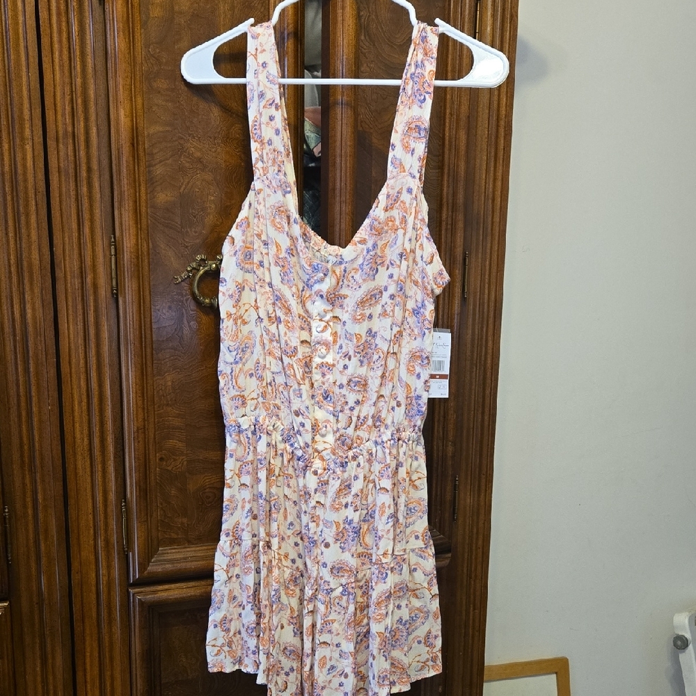 Jessica Simpson Floral Jumpsuit - Pink and Purple